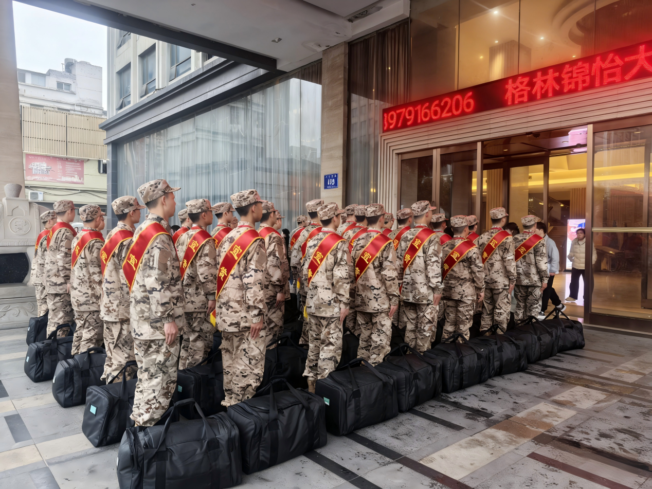 热血铸军魂，温情暖征途！南昌锦怡大酒店全力保障新兵接待工作